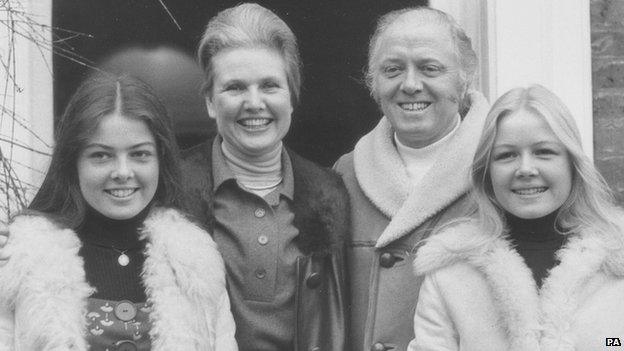 Attenborough family in 1976