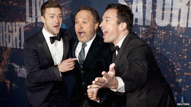 Justin Timberlake, Billy Crystal and Jimmy Fallon