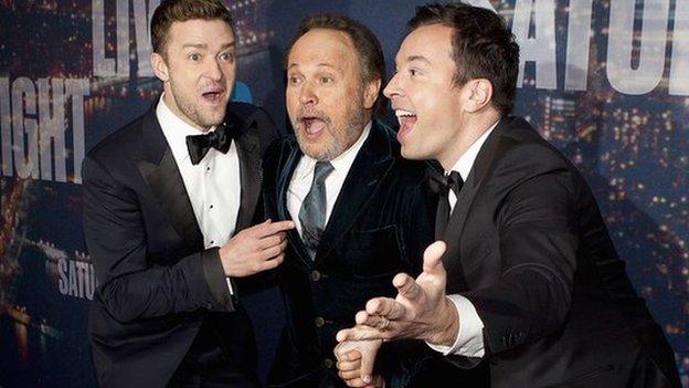 Justin Timberlake, Billy Crystal and Jimmy Fallon