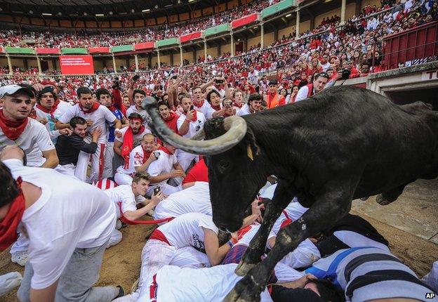 Sanfermines in Pamplona