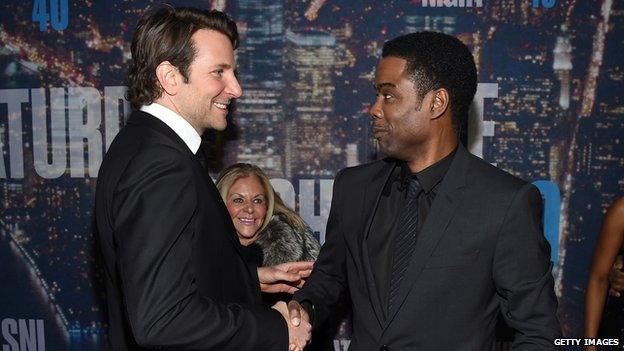 Bradley Cooper and Chris Rock