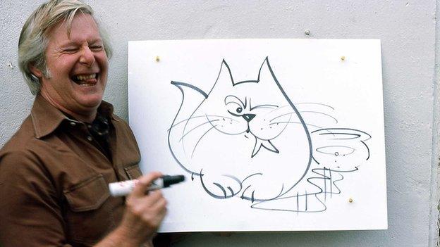 Artist and television presenter Tony Hart