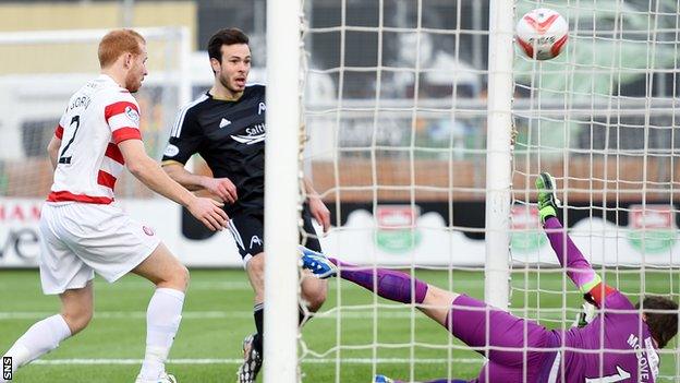 Andrew Considine nets against Hamilton