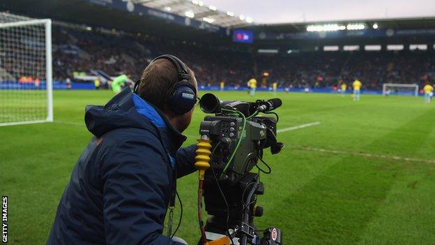 Premier League cameraman