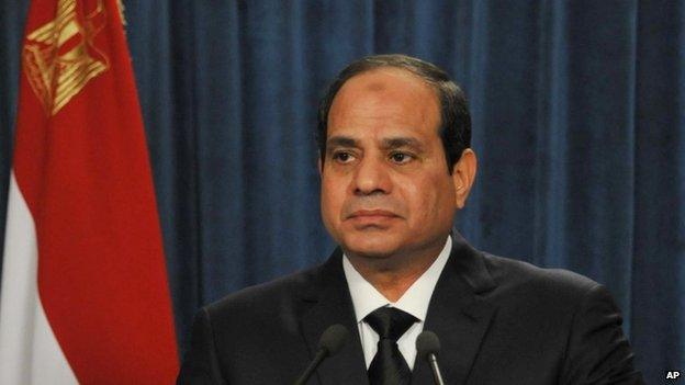 Egyptian President Abdel Fattah al-Sisi - 16 February