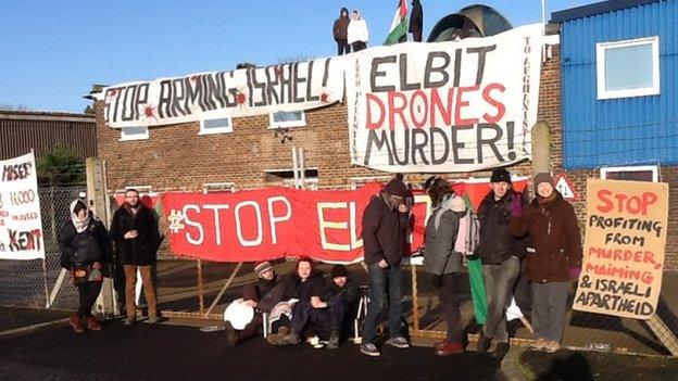 Broadstairs rooftop protest