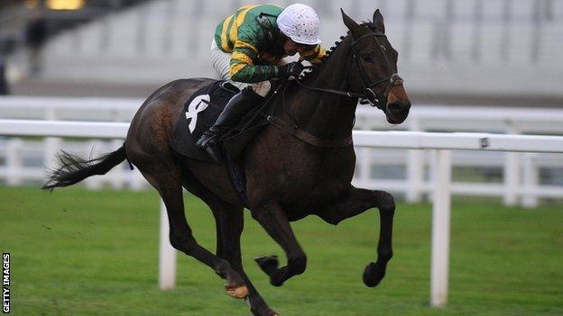 AP McCoy on Shutthefront door