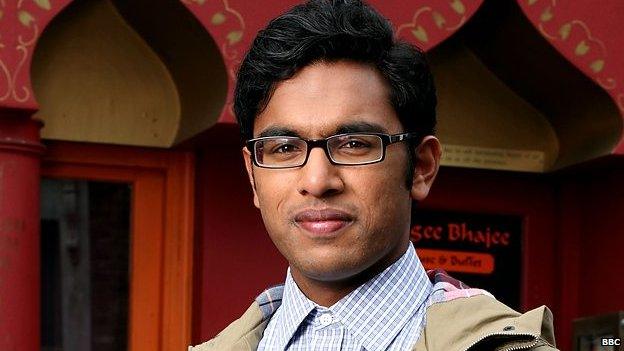 Himesh Patel who plays Tamwar in Eastenders