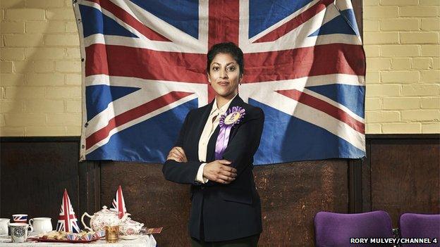 Actress Priyanga Burford in UKIP: The First 100 Days