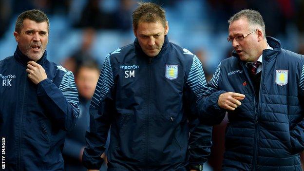 Scott Marshall with Roy Keane and Paul Lambert