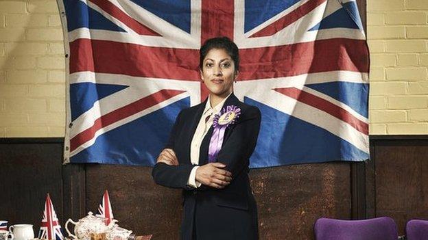 Actress Priyanga Burford in UKIP: The First 100 Days