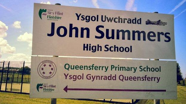 John Summers High School sign