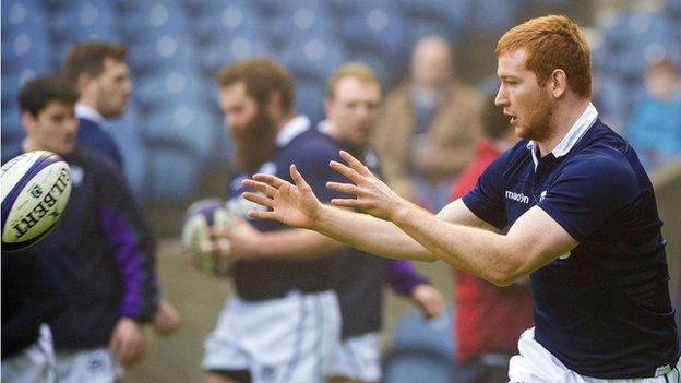 Scotland forward Rob Harley