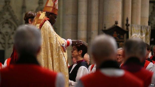 The Church of England consecrated its first female bishop, Libby Lane, at a ceremony at York Minster in January.