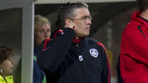 Ayr United manager Ian McCall