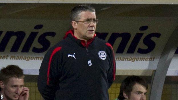 Ayr United manager Ian McCall