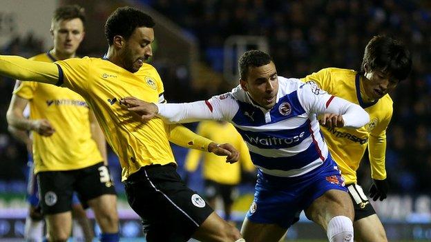 Wigan beat Reading at the Madejski