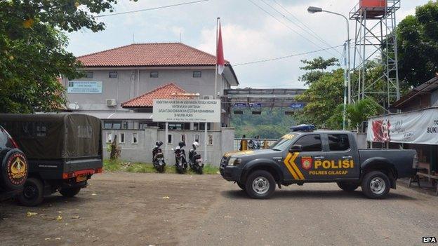 The Nusa Kambangan island prison, Indonesia