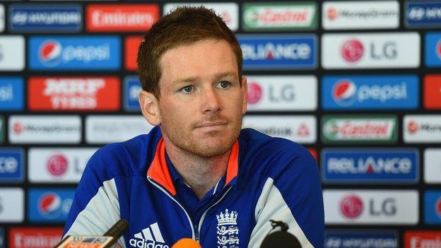 England captain Eoin Morgan