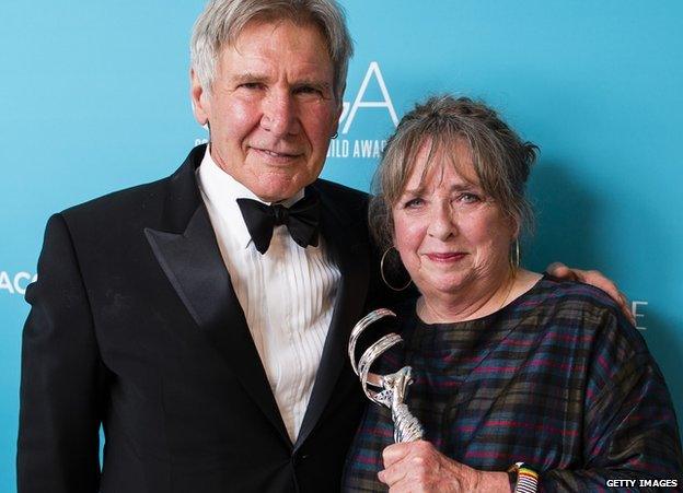 Harrison Ford and Aggie Guerard Rodgers