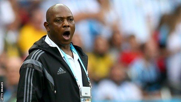 Former Nigeria coach Stephen Keshi