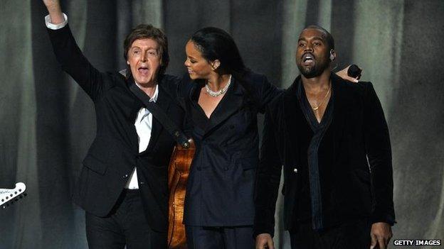 Sir Paul McCartney, Rihanna, Kanye West