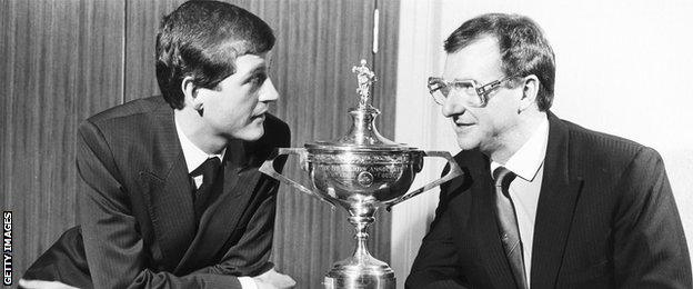 Steve Davis and Dennis Taylor