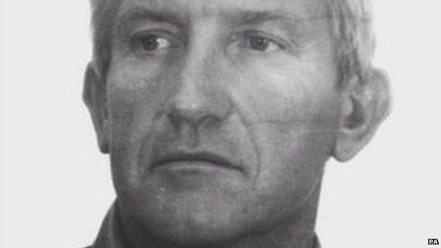 Kenneth Noye police photograph and fingerprint