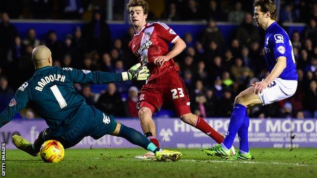 Middlesbrough striker Patrick Bamford