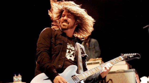 Dave Grohl on stage