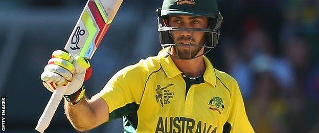 Australia batsman Glenn Maxwell