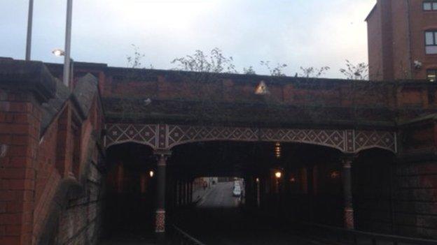 The aqueduct over Holliday Street