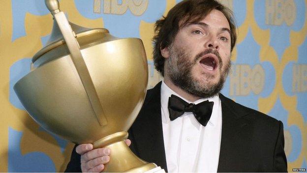 Jack Black at the Golden Globes last month