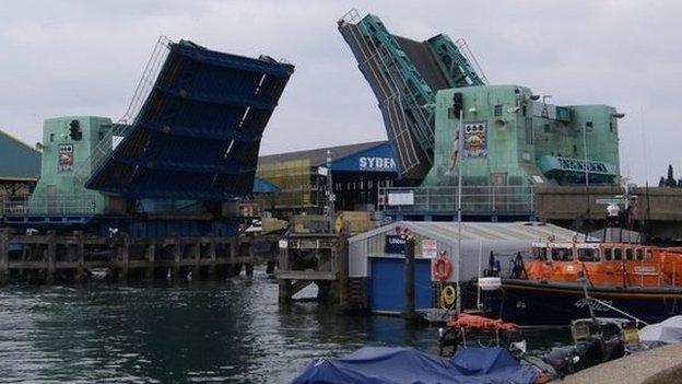 Poole lifting bridge