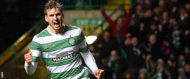 Celtic midfielder Stuart Armstrong