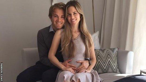 Nico and Vivian Rosberg