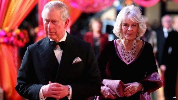 The Prince of Wales and Duchess of Cornwall