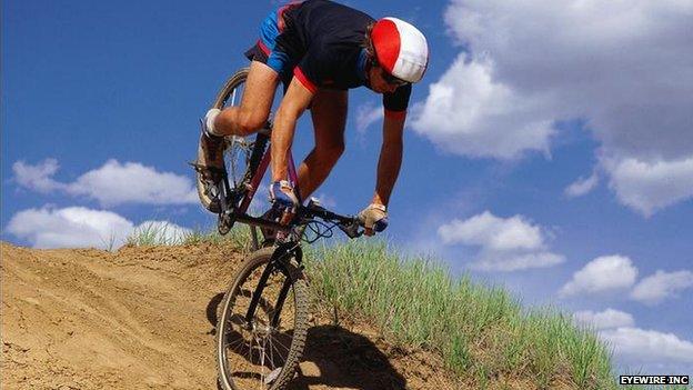 mountain biker