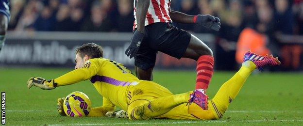 West Ham goalkeeper Adrian