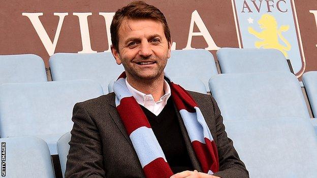 Aston Villa manager Tim Sherwood