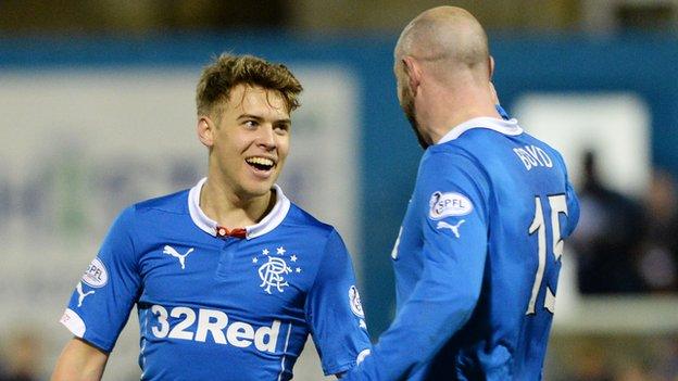 Andy Murdoch and Kris Boyd celebrate