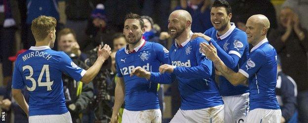 Kris Boyd scored his first league goal since October