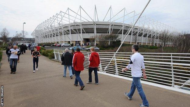 Liberty Stadium in Swansea