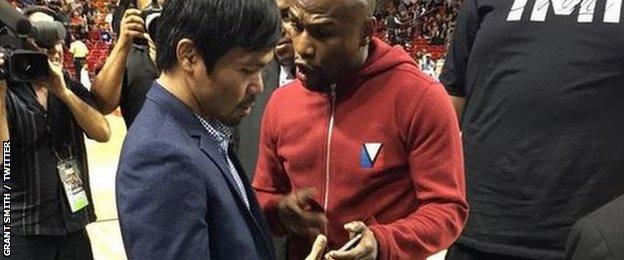 Manny Pacquiao & Floyd Mayweather