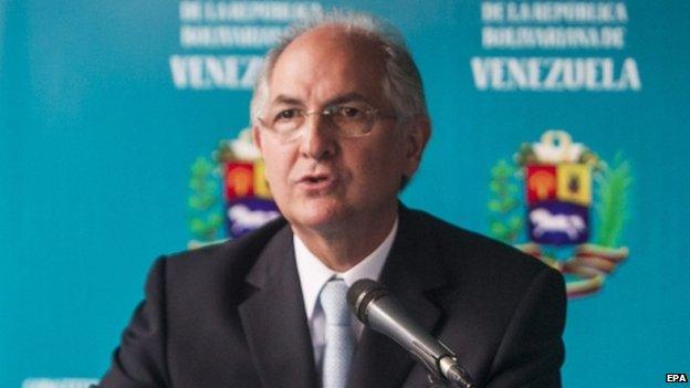 Caracas Mayor Antonio Ledezma