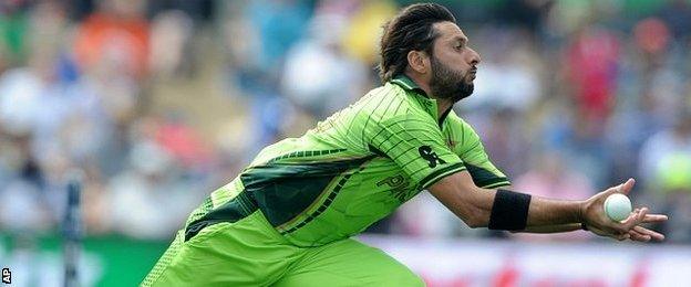 Pakistan's Shahid Afridi