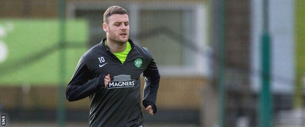 Celtic striker Anthony Stokes