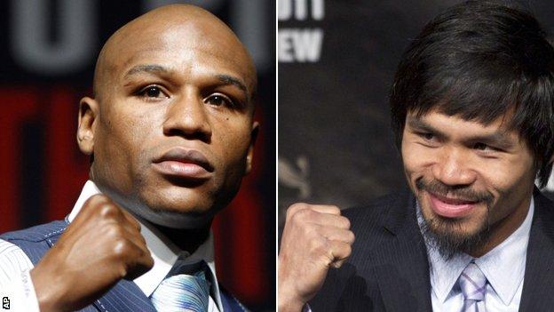 Floyd Mayweather and Manny Pacquiao