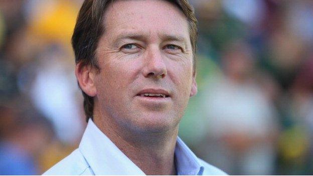 Former cricketer Glenn McGrath