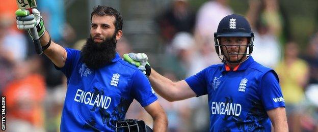 Moeen Ali and Ian Bell